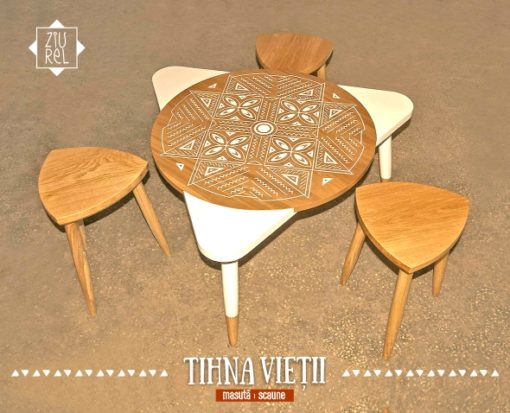 Masa cu motive traditionale - Tihna Vietii